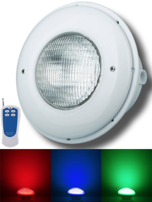 LED Color Lampe  + FB Betonbecken